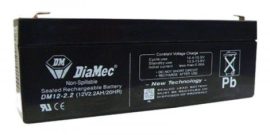 12V-os 2,2Ah Diamec zselés akkumulátor (Moultrie, Leupold vadkamerához)